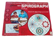 Kenner's Spirograph Drawing Set Box Kit 1967 Vintage
