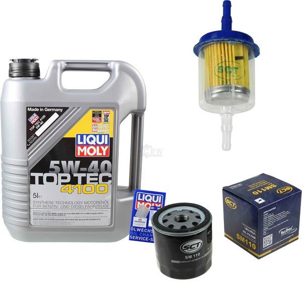 Inspektionskit Filter Liqui Moly ÖL 5L 5W-40 FüR Fiat Fiorino Kasten 146 Uno 75-image
