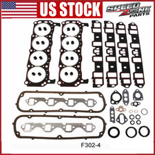 Full Engine Overhaul Gasket Set For 1963-1982 Ford Sbf 260 289 302 Windsor Us
