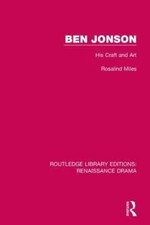Ben Jonson by Rosalind Miles Paperback Taylor  Francis Ltd (Sales