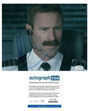 Aaron Eckhart Signed Autographed 8x10 Photo Sully ACOA