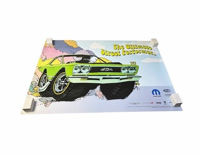 1968 PLYMOUTH GTX The Ultimate Street Performer 2017 RETRO 36x24  Pop Art Poster
