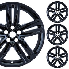 PACRIM 20" Gloss Black Wheel Skins for Chevy Camaro LT (2016-2018)| ABS|Set of 4
