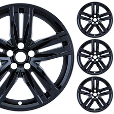PACRIM 20" Gloss Black Wheel Skins for Chevy Camaro LT (2016-2018)| ABS|Set of 4