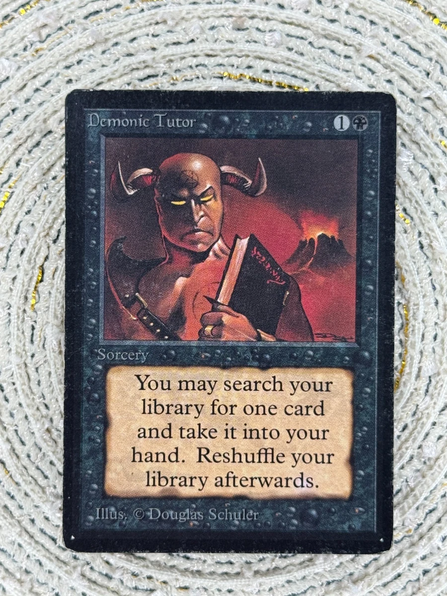 Preços baixos em Demonic tutor Magic: The Gathering Jogos de