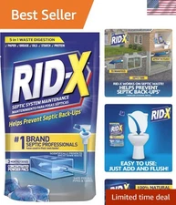 Septic System Maintenance Made Easy: 3- Supply of Septi-Pacs - Unscented