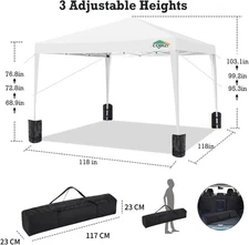 10x10' Commercial Pop UP Canopy Party Tent Folding Waterproof Gazebo Heavy Duty#