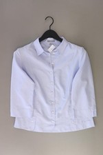 ⭐ ERFO Regular Bluse für Damen Gr. 40, M 3/4 Ärmel blau aus Polyester ⭐