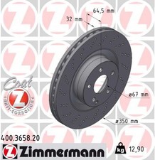2x ZIMMERMANN Bremsscheibe COAT Z 400.3658.20 für C216 W211 S211 MERCEDES W221 2x ZIMMERMANN Bremsscheibe COAT Z 400.3658.20 für C216 W211 S211 MERCEDES W221