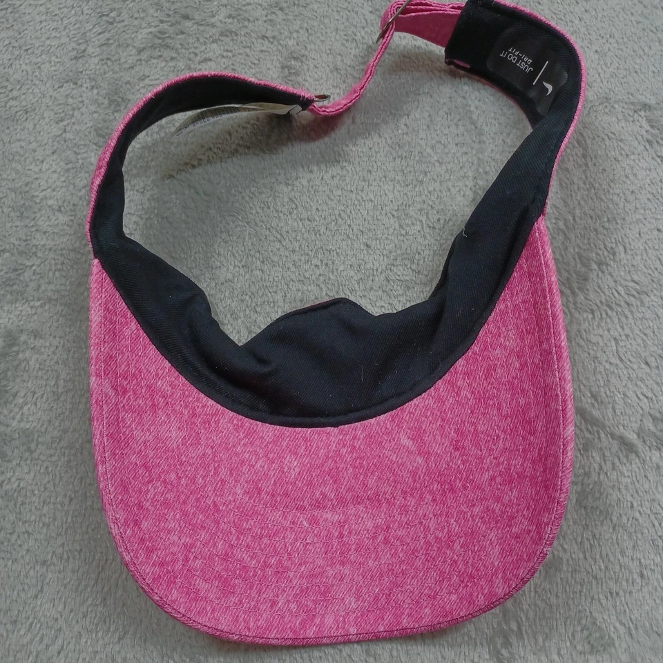 Gorra Nike para mujer OSFM rosa visera ajustable Dri Fit tenis Foto 2 de 4