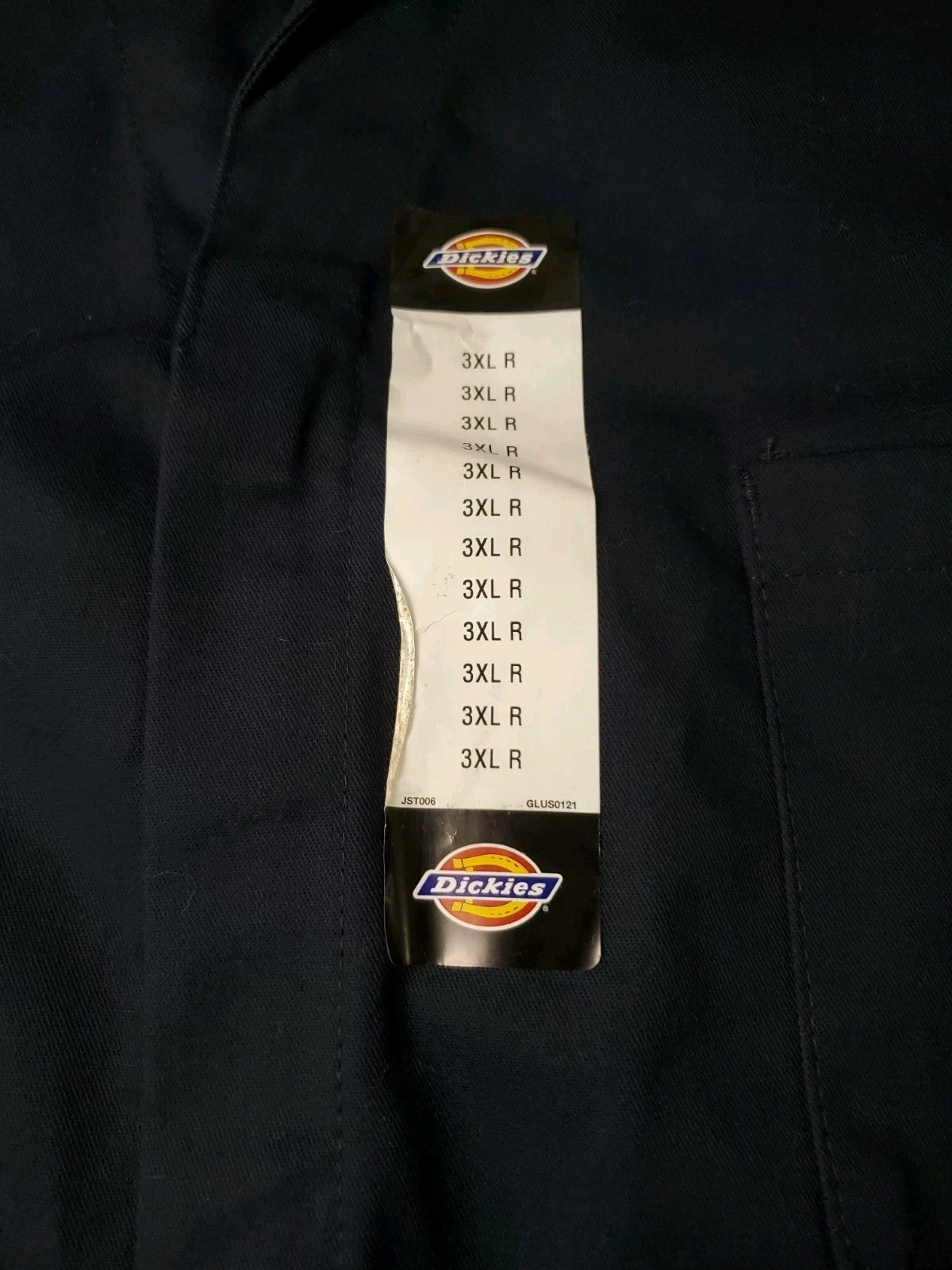 Dickies 3XL Regular Length Long Sleeve Stain Release Dark Blue Coveralls - product detail image 7