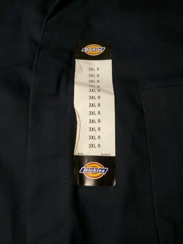 Dickies 3XL Regular Length Long Sleeve Stain Release Dark Blue Coveralls  image 7