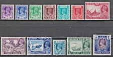 BURMA:1938-40 SC#19-30 MHOG AP3099