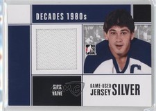 2010-11 ITG Decades 1980s Game-Used Jersey Silver /30 Rick Vaive #M-56 0c3