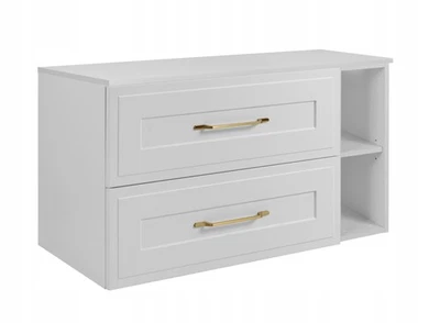 Meuble sous-lavabo suspendu CLASSIC 100 cm blanc - Photo 1/4
