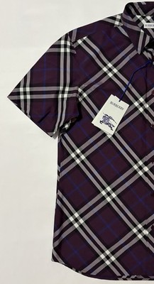 BURBERRY Shirt Medium M Pansy IP Check New With Tags | eBay