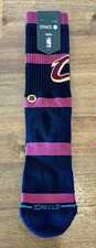 STANCE CASUAL NBA 2024 Prep Crew Socks CLEVELAND CAVALIERS Men  s Sz L 9-13 NWT