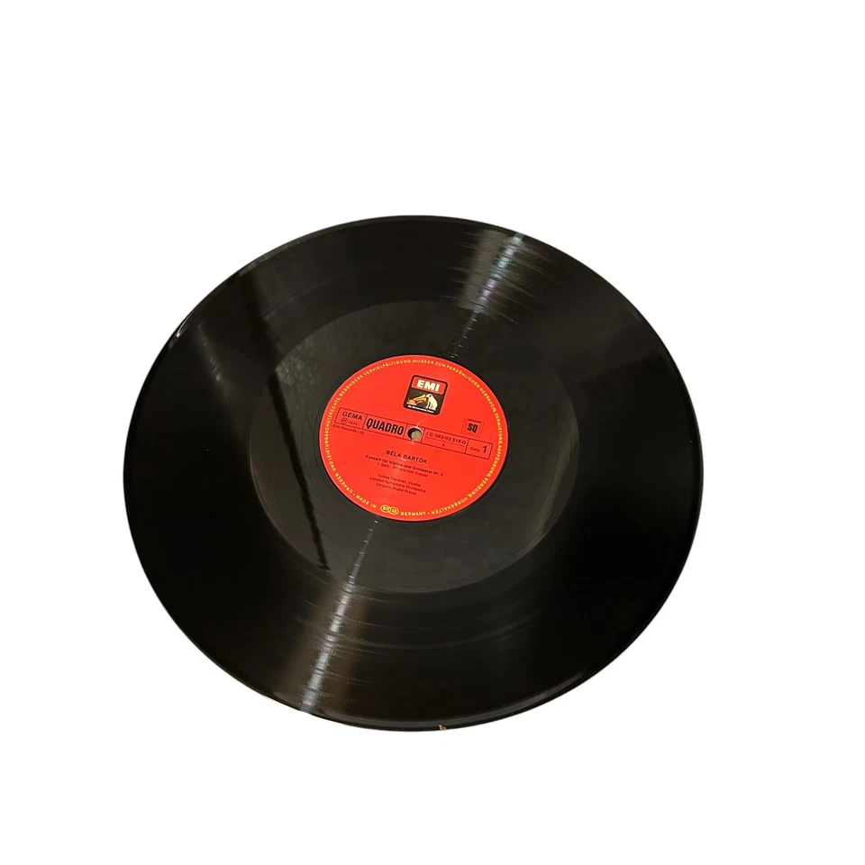 EMI LP 1C 063-02 518 Quadraphonic: Bartók - Violin Concerto No. 2 / Perlman - Image 4 of 4