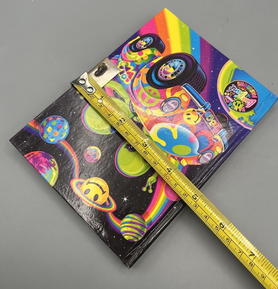 Lisa Frank Zoomer & Zorbit Diary With Lock - No Key - Vintage