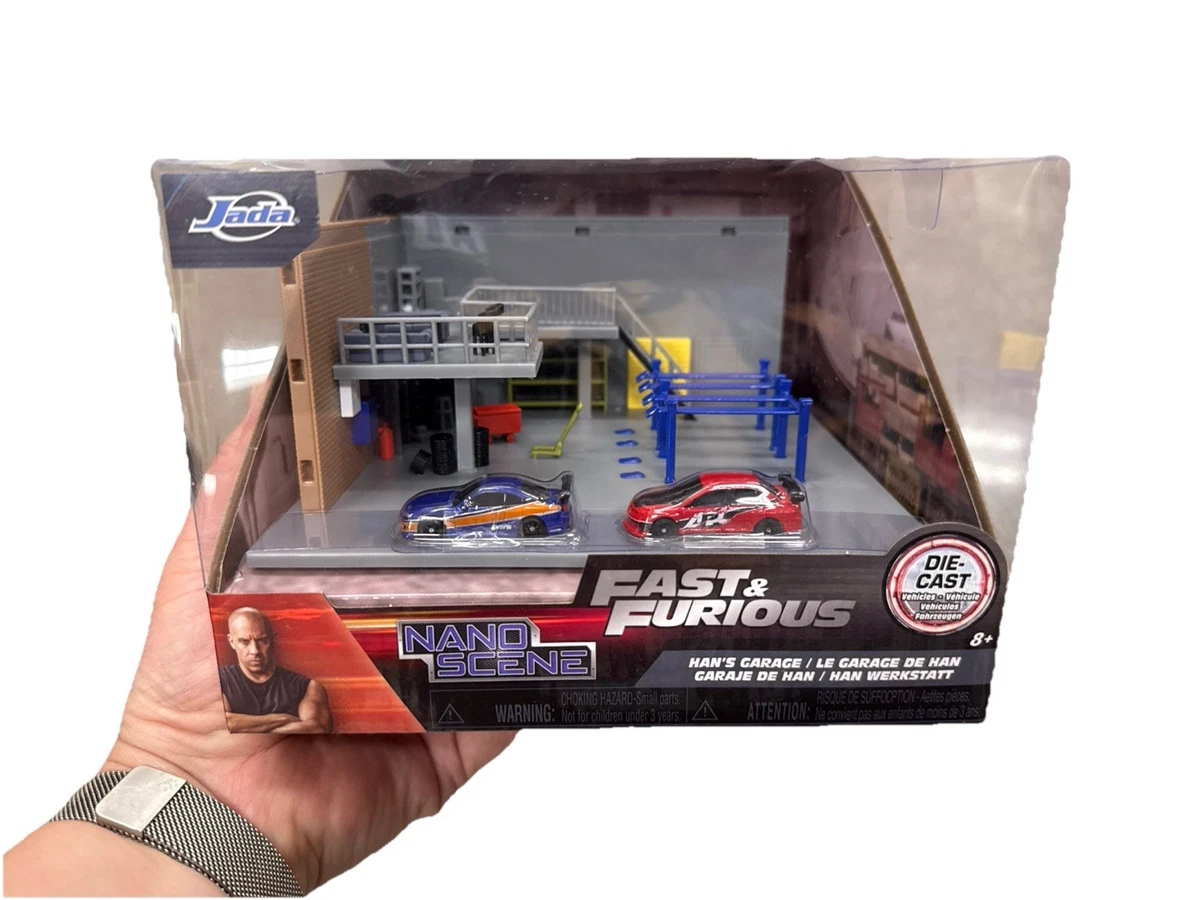 Jada Nano Scene Fast And Furious Tokyo Drift Han Garage Diorama