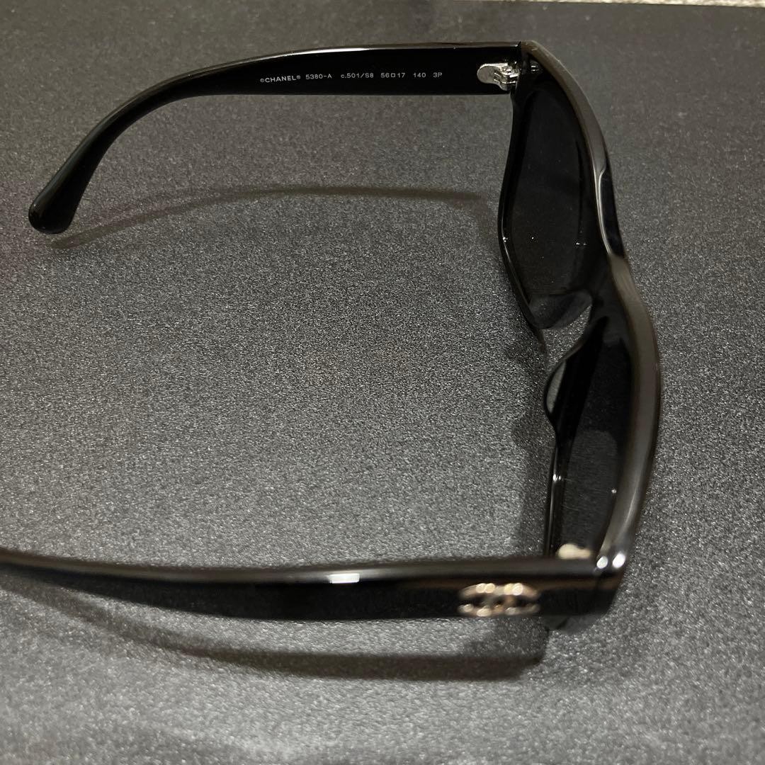 Chanel Cat Eye Sunglasses Black with Case New thumbnail 5