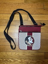 Florida State Seminoles Crossbody Bag with Black Strap New