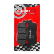 1 COPPIA PASTIGLIE FRENO POST. BREMBO CARBON KYMCO DOWNTOWN 350I ABS 2016 2017