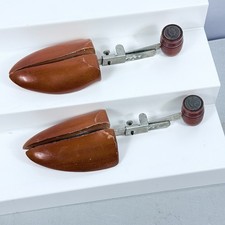 Vtg Florsheim Wood Shoe Trees Adjustable Pair