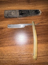 Vintage Wade & Butcher Straight Razor With Box