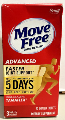 Move Free Advanced 5-Day Joint Support Supt with TamaFlex  Exp 01/27