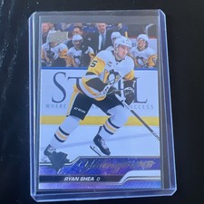 Ryan Shea Pittsburgh Penguins 23-24 Upper Deck Young Guns Rookie Card #489. rookie card picture