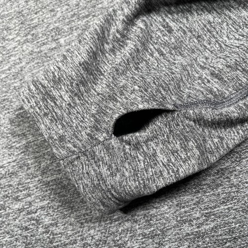 Nike Dri-Fit 1/4 Cremallera Pullover Camisa Hombres 2XL Gris Correr Reflectante Absorción Usada en Excelente Condición - Imagen 7 de 8