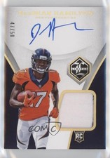 2018 Panini Limited Rookie Gold Spotlight 47/50 DaeSean Hamilton Patch Auto 01bj