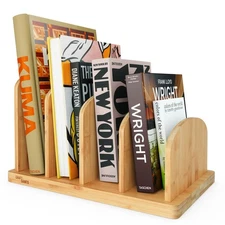 Cook Book Organizer, Recipe Book Holder Rack, Tabletop Stand for Convenient C...