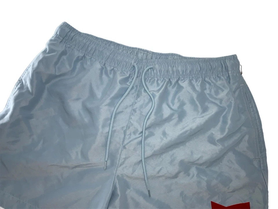 Bañador Budweiser Pacsun para hombre L azul malla forrado cordón nuevo sin etiquetas YGI W5-101 Foto 3 de 4