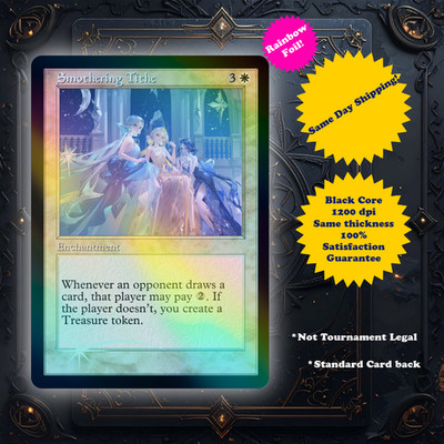 Smothering Tithe Anime Retro - Foil Playtest card for Magic: the Gathering - EDH