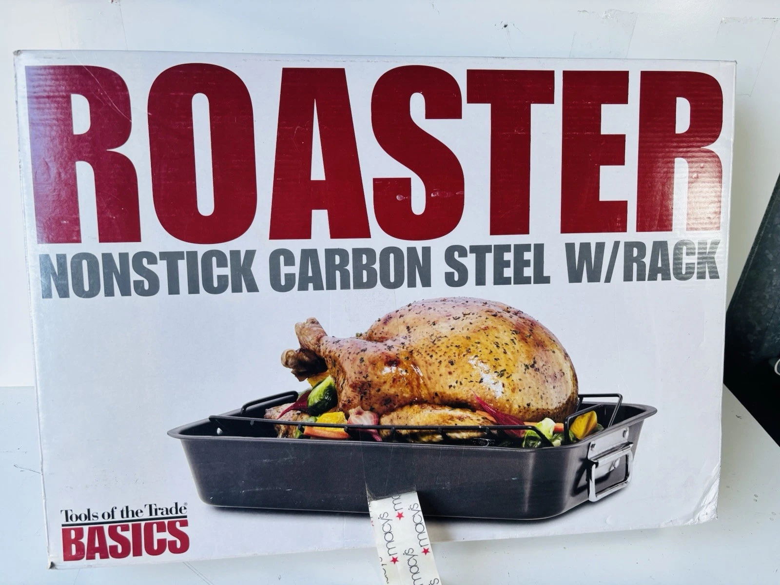 Tools of The Trade Basics Nonstick Carbon Steel Roaster w/Rack