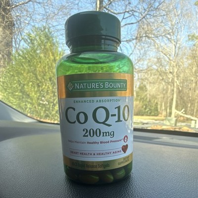 Nature s Bounty CoQ10 200mg Softgels Heart Health Healthy Aging 80ct