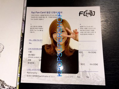 f(x) 2nd Mini Album Electric Shock CD Photobook Luna Photocard