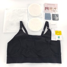 Momcozy Hands Free Pumping Nursing Bra sz 2XL Black w/ Pads Brand New