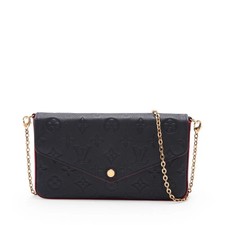 Louis Vuitton monogram empreinte Pochette F licie M64099 Navy Blue