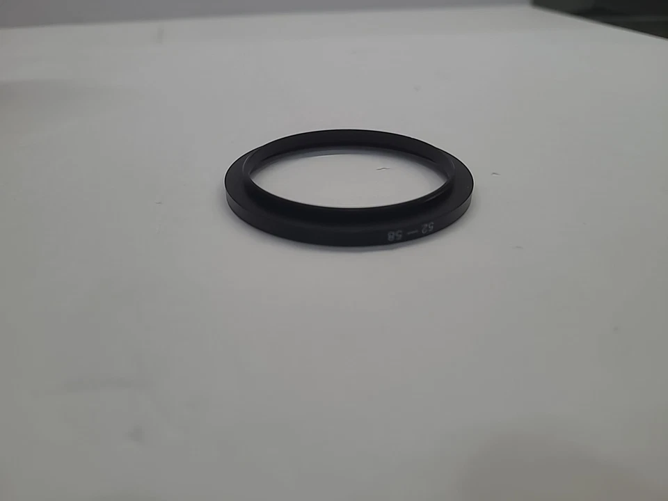 52-58mm Step-Down Lens Filter Converter Adapter Ring 52mm-58mm Metal E52 to E58 - Image 3 of 4
