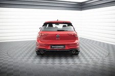 Maxton Design Diffusor Heck Ansatz + Endrohre für VW Golf GTE / R-Line Mk8 / Mk8
