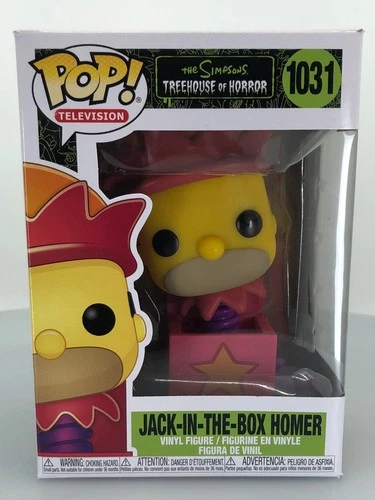 Funko POP! Jack-In-The Box Homer #1031 DAMAGED BOX SEE PICS