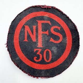 Genuine WW2 NFS Area 30 Maidstone Printed Badge