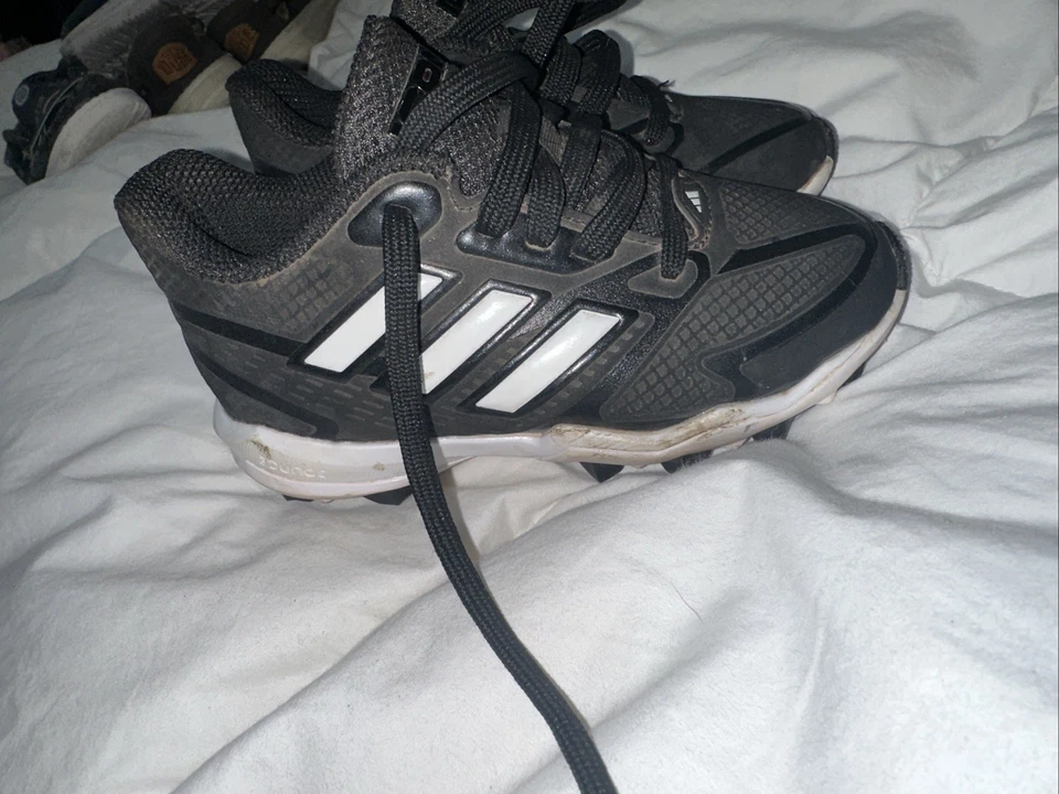 adidas Boys' Baseball Cleats Size 10 - Image 2 of 4