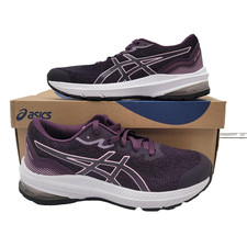 Asics GT 1000 11 GS 'Deep Plum Barely Rose' Sz 5 Girls Running Sneakers