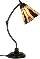 Lumilamp 5LL-6318 Tiffany Tischlampe Beige Ø 27X51 Cm E14-Max 1X40W
