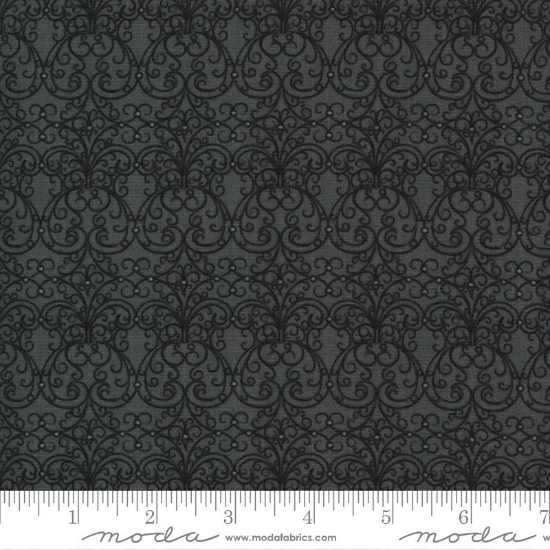 Boudoir, Caviar Bundle of 5 prints from Basic Grey 1/2-yd., Total 2.5 Yards - Image 3 of 4