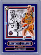 Cameron Brink 2025 Donruss WNBA Blue Press Proof #2 Los Angeles Sparks